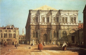 campo san rocco Canaletto Venecia Pinturas al óleo